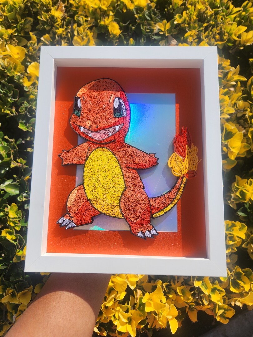 shadowbox pokemon cards 3D Shadowbox Pokemon Card Gangar Vmax Fusion Strike 271 / 264 Art 100% Handmade Diorama